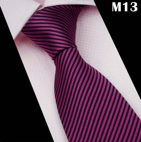 CityRaider Brand Cravate 2019 New Solid Purple Neck Ties For Mens Slim Wedding Tie 8cm Width Mens Gravata Neckties Silk CR025