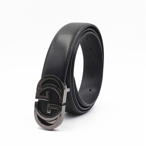 Luxury Designer Belt for Men Women Double G Smooth Buckle Strap High Quality Genuine Real Leather Belt Fashion Jeans Belt