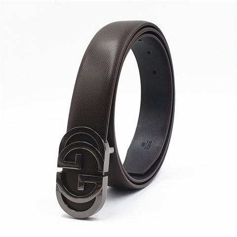 Luxury Designer Belt for Men Women Double G Smooth Buckle Strap High Quality Genuine Real Leather Belt Fashion Jeans Belt