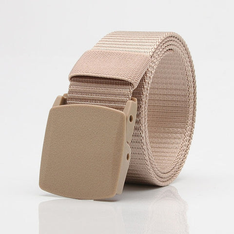 New High Quality Belt Tactical Fashion Adjustable Women Outdoor Belt Waist Solid Fit Survival Men Nylon Belts