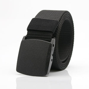 New High Quality Belt Tactical Fashion Adjustable Women Outdoor Belt Waist Solid Fit Survival Men Nylon Belts