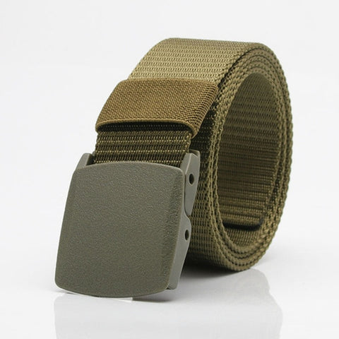 New High Quality Belt Tactical Fashion Adjustable Women Outdoor Belt Waist Solid Fit Survival Men Nylon Belts