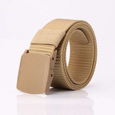 New High Quality Belt Tactical Fashion Adjustable Women Outdoor Belt Waist Solid Fit Survival Men Nylon Belts