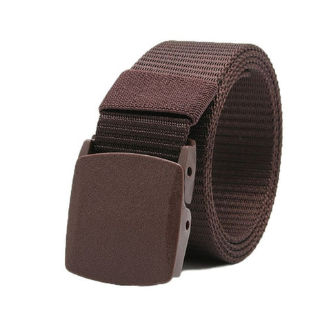 New High Quality Belt Tactical Fashion Adjustable Women Outdoor Belt Waist Solid Fit Survival Men Nylon Belts