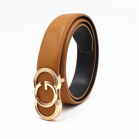 Black  Belts for Men Women Smooth Buckle Designer Luxury Straps 2019 New Belt