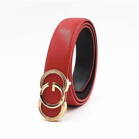 Black  Belts for Men Women Smooth Buckle Designer Luxury Straps 2019 New Belt