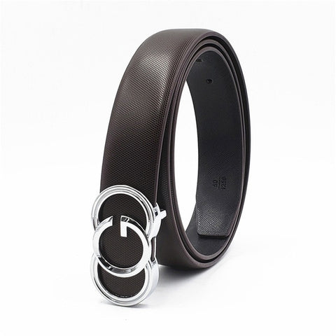 Black  Belts for Men Women Smooth Buckle Designer Luxury Straps 2019 New Belt