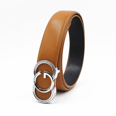 Black  Belts for Men Women Smooth Buckle Designer Luxury Straps 2019 New Belt