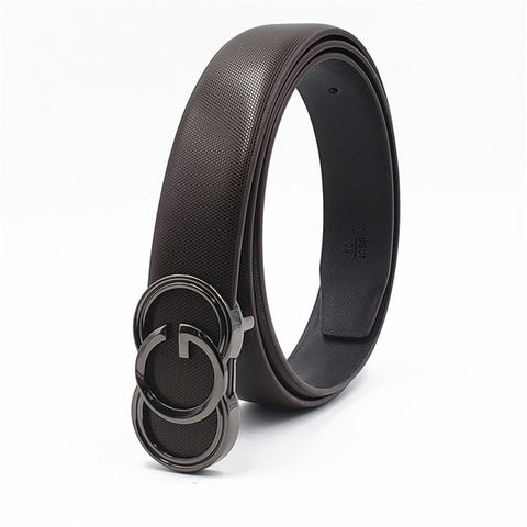 Black  Belts for Men Women Smooth Buckle Designer Luxury Straps 2019 New Belt