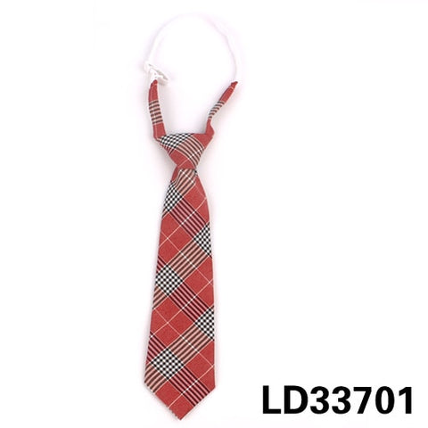 Fashion Women Neck Tie for Christmas Cotton Boys Girls Ties Slim Plaid Necktie For Gifts Casual Novelty Tie Rubber Neckties