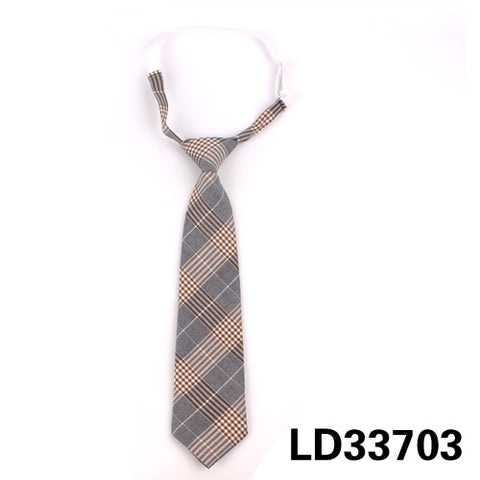 Fashion Women Neck Tie for Christmas Cotton Boys Girls Ties Slim Plaid Necktie For Gifts Casual Novelty Tie Rubber Neckties