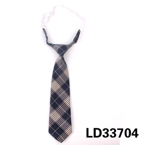 Fashion Women Neck Tie for Christmas Cotton Boys Girls Ties Slim Plaid Necktie For Gifts Casual Novelty Tie Rubber Neckties