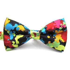 Newest Charming Adjustable Colorful Butterfly Printing Men Bow Ties Wedding