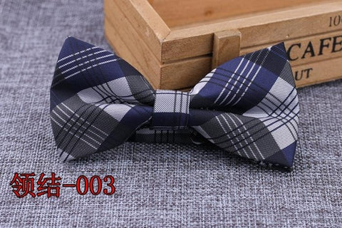 Brand New 100% Microfiber Bowtie Woven Dot Checked Stripped Bow Tie Butterfly Wedding Dress Mens Formal Dot Dog Butterfly Blue