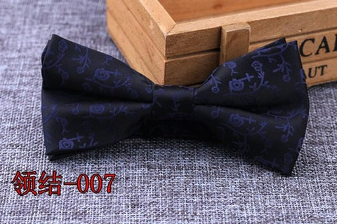 Brand New 100% Microfiber Bowtie Woven Dot Checked Stripped Bow Tie Butterfly Wedding Dress Mens Formal Dot Dog Butterfly Blue