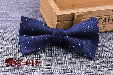 Brand New 100% Microfiber Bowtie Woven Dot Checked Stripped Bow Tie Butterfly Wedding Dress Mens Formal Dot Dog Butterfly Blue