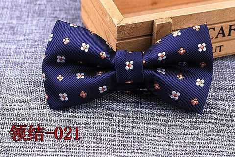 Brand New 100% Microfiber Bowtie Woven Dot Checked Stripped Bow Tie Butterfly Wedding Dress Mens Formal Dot Dog Butterfly Blue