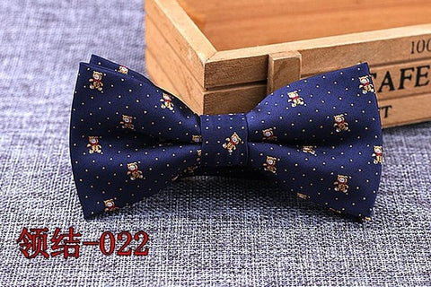 Brand New 100% Microfiber Bowtie Woven Dot Checked Stripped Bow Tie Butterfly Wedding Dress Mens Formal Dot Dog Butterfly Blue