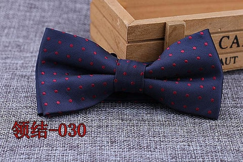 Brand New 100% Microfiber Bowtie Woven Dot Checked Stripped Bow Tie Butterfly Wedding Dress Mens Formal Dot Dog Butterfly Blue