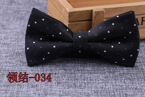 Brand New 100% Microfiber Bowtie Woven Dot Checked Stripped Bow Tie Butterfly Wedding Dress Mens Formal Dot Dog Butterfly Blue