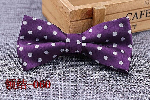 Brand New 100% Microfiber Bowtie Woven Dot Checked Stripped Bow Tie Butterfly Wedding Dress Mens Formal Dot Dog Butterfly Blue