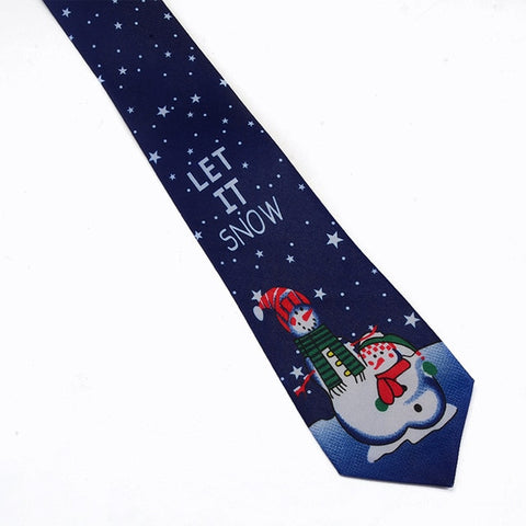 GUSLESON 2017 New Design Christmas Tie 9.5cm Style Men's Fashion Neckties Helloween Festival Tie Soft Designer Character Necktie