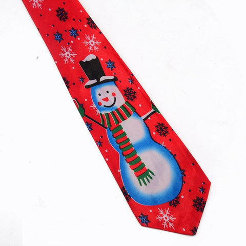 GUSLESON 2017 New Design Christmas Tie 9.5cm Style Men's Fashion Neckties Helloween Festival Tie Soft Designer Character Necktie