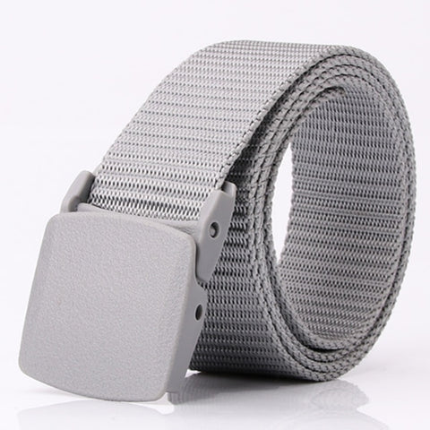 New High Quality Belt Tactical Fashion Adjustable Women Outdoor Belt Waist Solid Fit Survival Men Nylon Belts