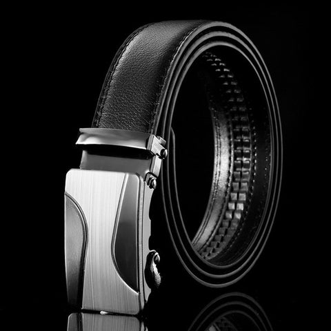 Luxury Automatic Buckle male belts Mens Business Style Belt Leather Strap Male Belt metal buckle man Jeans pants leather belt