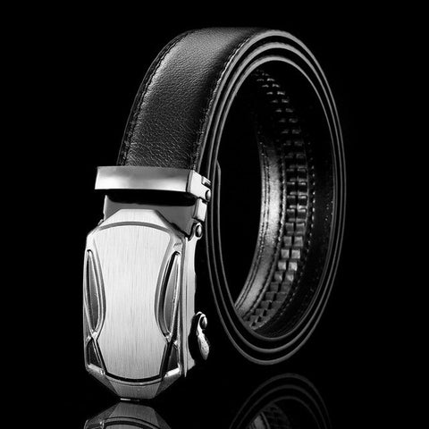 Luxury Automatic Buckle male belts Mens Business Style Belt Leather Strap Male Belt metal buckle man Jeans pants leather belt