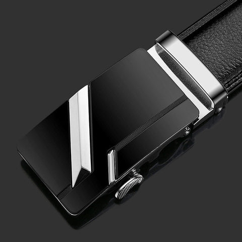 2019 New Male Designer Automatic Buckle Cowhide Leather men belt Famous Brand Belt Luxury belts for men Ceinture Homme