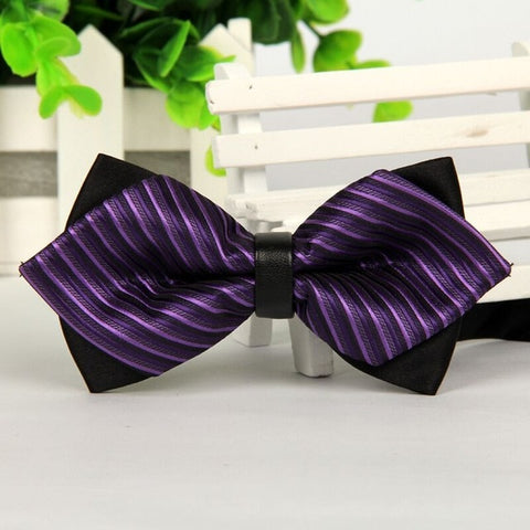 mens bow tie red pointed black and gold fashion butterfly party wedding bow ties for men's girls boys bowtie kids be usable