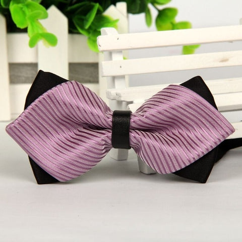 mens bow tie red pointed black and gold fashion butterfly party wedding bow ties for men's girls boys bowtie kids be usable