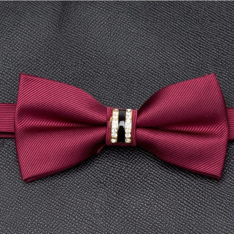 Men Luxurious Bowtie Groom Mens Striped Plaid Cravat Gravata Fashion Butterfly Wedding Bow Ties for Male Accessories Gifts Tie