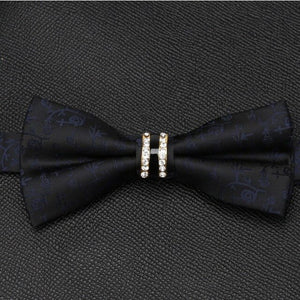 Men Luxurious Bowtie Groom Mens Striped Plaid Cravat Gravata Fashion Butterfly Wedding Bow Ties for Male Accessories Gifts Tie