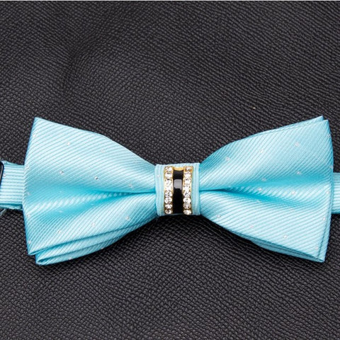 Men Luxurious Bowtie Groom Mens Striped Plaid Cravat Gravata Fashion Butterfly Wedding Bow Ties for Male Accessories Gifts Tie