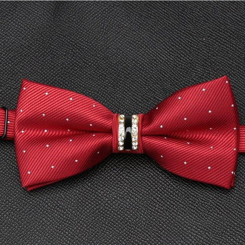 Men Luxurious Bowtie Groom Mens Striped Plaid Cravat Gravata Fashion Butterfly Wedding Bow Ties for Male Accessories Gifts Tie