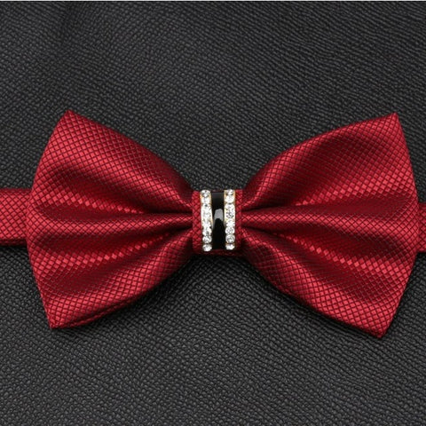 Men Luxurious Bowtie Groom Mens Striped Plaid Cravat Gravata Fashion Butterfly Wedding Bow Ties for Male Accessories Gifts Tie