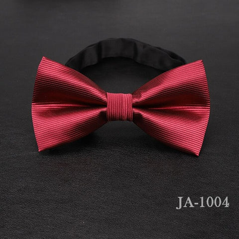 luxur bow tie men Jacquard Woven 100% Silk Solid Polka Dots Stripe Yellow Navy Blue red wedding gift butterfly black Boys bowtie