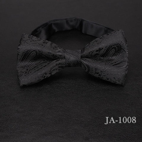 luxur bow tie men Jacquard Woven 100% Silk Solid Polka Dots Stripe Yellow Navy Blue red wedding gift butterfly black Boys bowtie