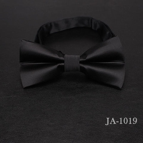 luxur bow tie men Jacquard Woven 100% Silk Solid Polka Dots Stripe Yellow Navy Blue red wedding gift butterfly black Boys bowtie