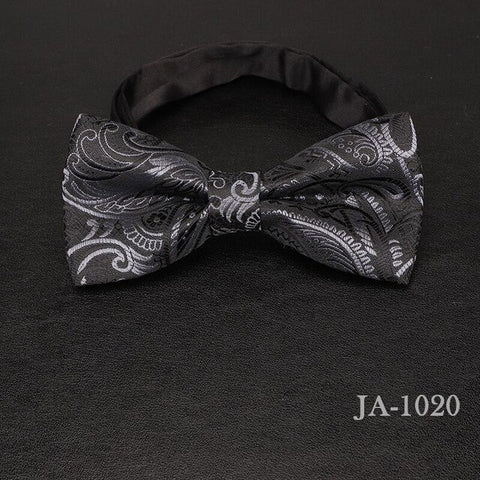 luxur bow tie men Jacquard Woven 100% Silk Solid Polka Dots Stripe Yellow Navy Blue red wedding gift butterfly black Boys bowtie