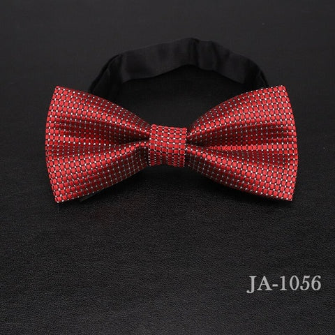 luxur bow tie men Jacquard Woven 100% Silk Solid Polka Dots Stripe Yellow Navy Blue red wedding gift butterfly black Boys bowtie