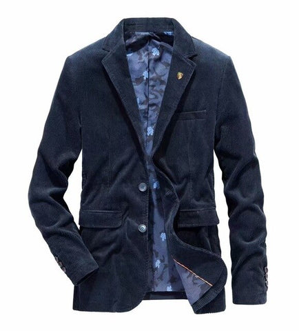 ICPANS Corduroy Men's Casual Blazer Brand Fashion Male  Fit Slim Jacket Coat Men Blazer Terno Masculino Vetement Homme