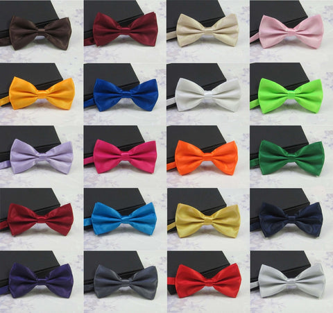 2017 Men's Ties Fashion Tuxedo Classic Mixed Solid Color Butterfly Tie Wedding Party Bowtie Bow Tie Ties for Men Gravata LD8006