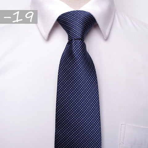 classic men business formal wedding tie 8cm stripe neck tie fashion shirt dress accessories