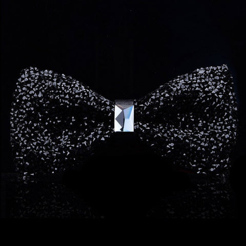 New bow tie crystal bling butterfly knot  for men wedding banquet feast club party bridegroom shinning