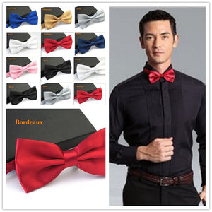 Men's Fashion Tuxedo Bowtie Butterfly Bow ties for Men Wedding Party  Bordeaus/Black/White/Silver/Champagne/Navy Blue/Pink/Blue