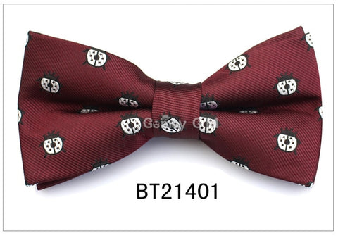 Formal Business Suit Bow Ties For Men Polyester Animal Cravats Fashion Adjustable Bowtie for Wedding Party Groom Butterfly