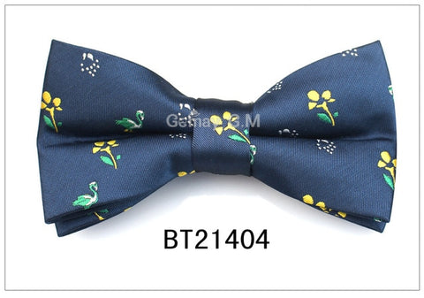 Formal Business Suit Bow Ties For Men Polyester Animal Cravats Fashion Adjustable Bowtie for Wedding Party Groom Butterfly